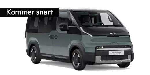 Kia PV5 Passenger – eldriven persontransportbil hos Bylunds Bil i Karlshamn, flexibel för både familjer och företag i Blekinge.